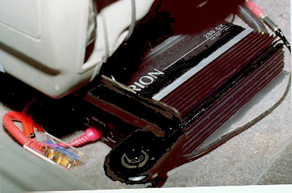amp install under seat - Car Audio | DiyMobileAudio.com ... amp carpet wiring 
